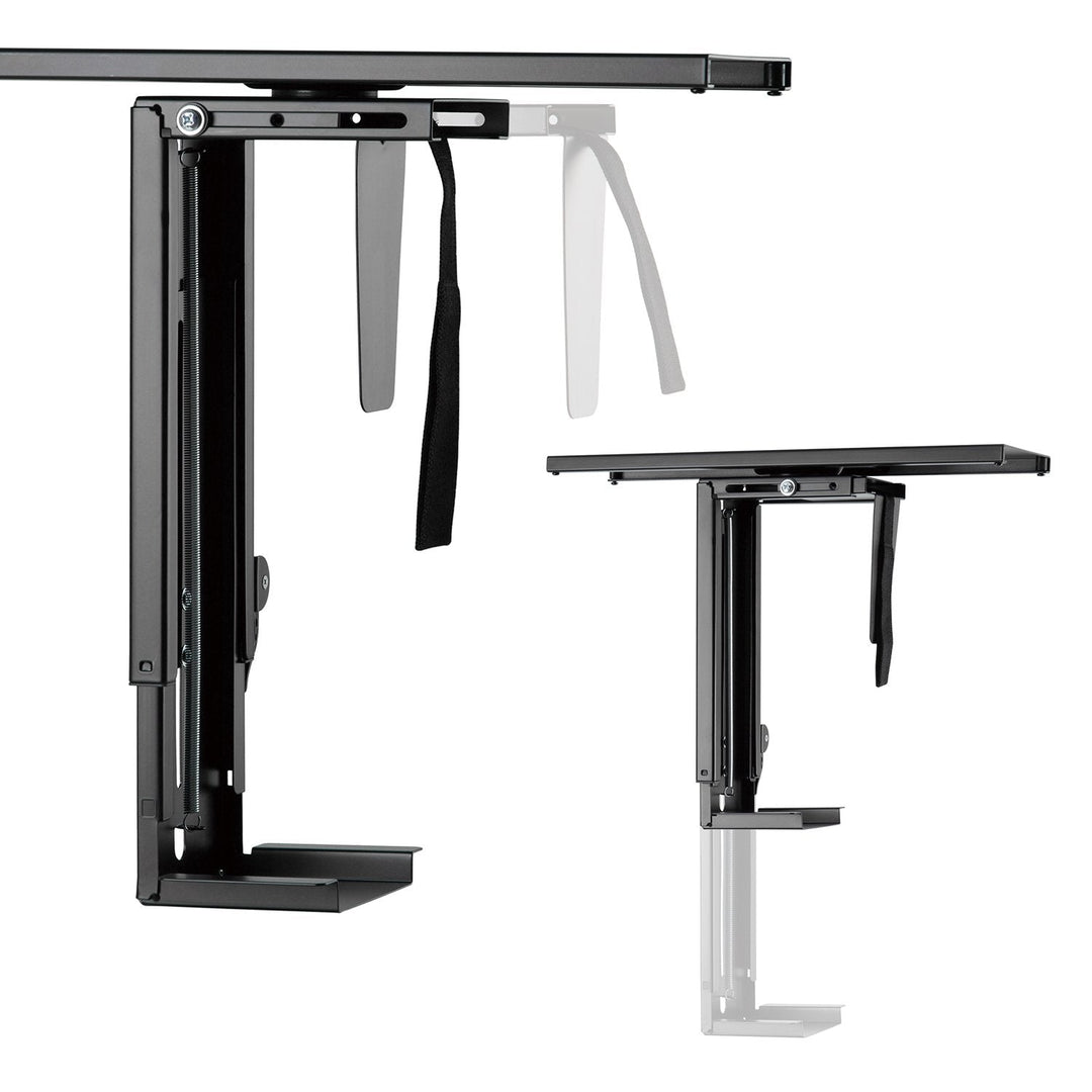 Maclean MC-885 B computerholder, sort, justerbar, maks. 10 kg.