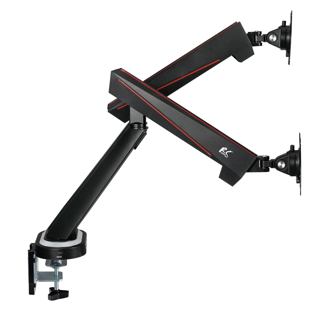 Gaming-holder til 2 LCD-skærme NanoRS RS887 17-32" 2x 8 kg (maks. 16 kg) VESA 75x75 og 100x100