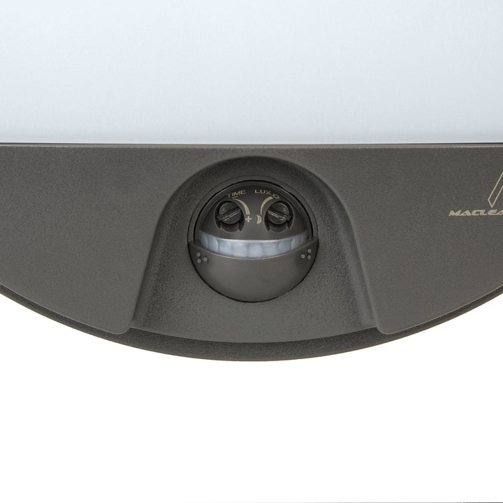 LED-lampe med infrarød bevægelsessensor MCE291 GR 1100 lm 15 W IP54 Maclean Energy, farve: grå