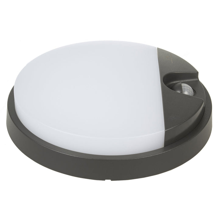LED-lampe med infrarød bevægelsessensor MCE291 GR 1100 lm 15 W IP54 Maclean Energy, farve: grå