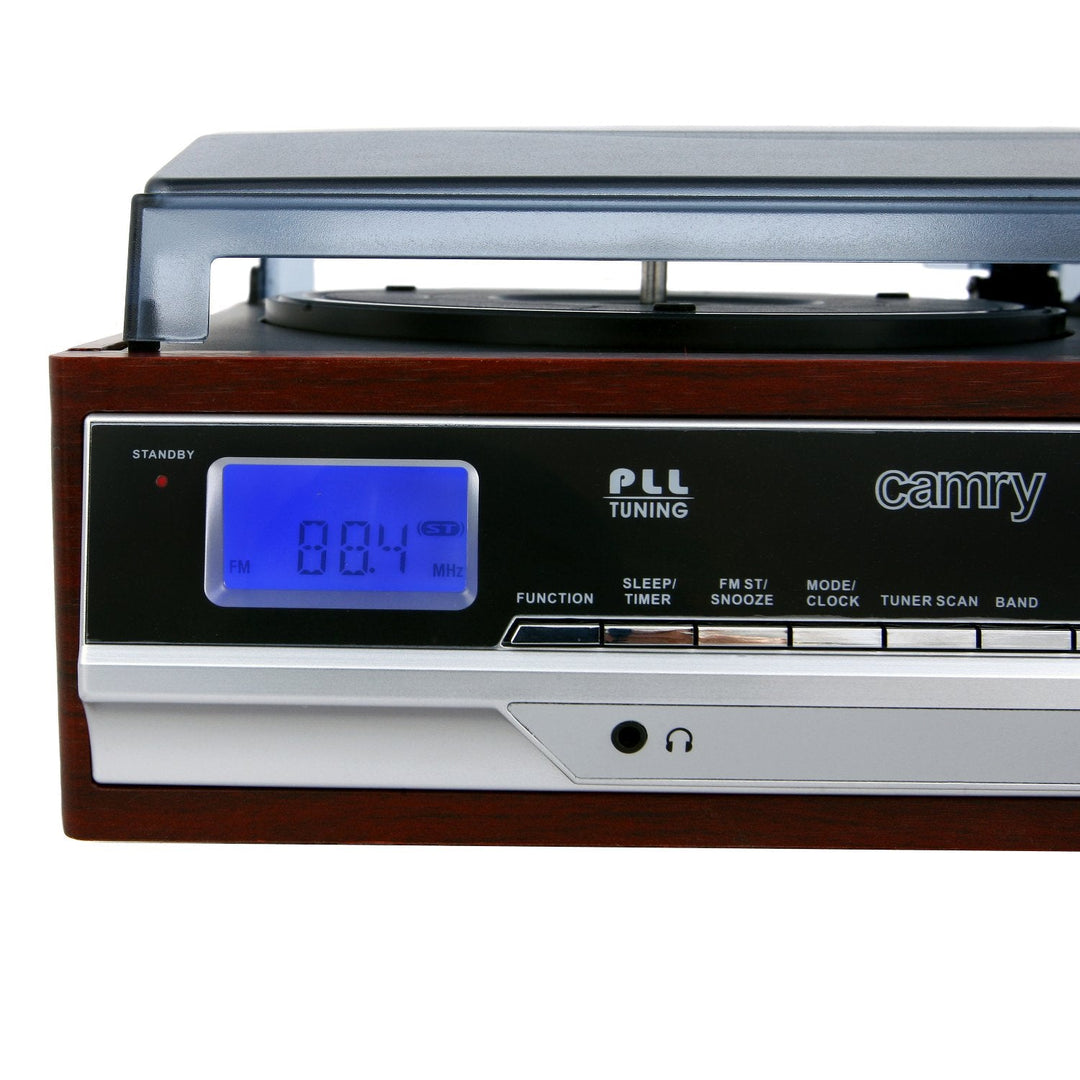 Camry CR 1168 Pladespiller med radio og Bluetooth/MP3/USB/SD/Optagelse