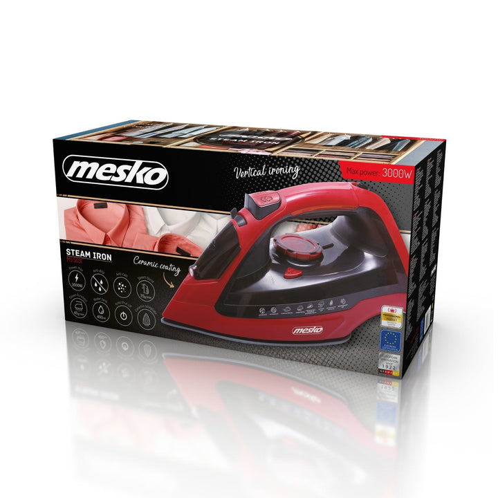 Multifunktionelt dampstrygejern Mesko MS 5031 med en effekt på 3000 W