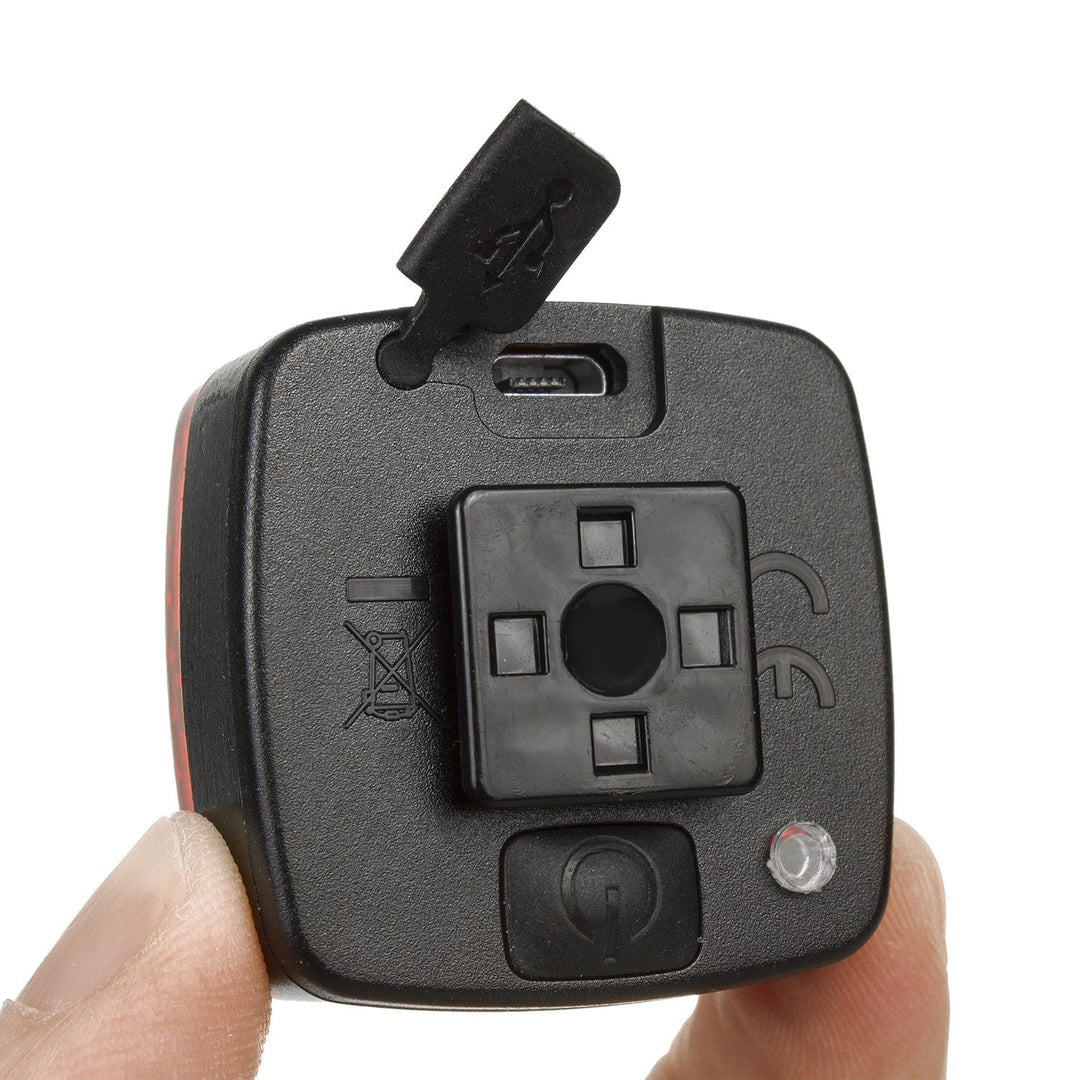 USB-baglygte til cykel AUTO STOP skumringssensor Maclean Energy MCE355 COB LED max. 125 lm acu 450 mAh