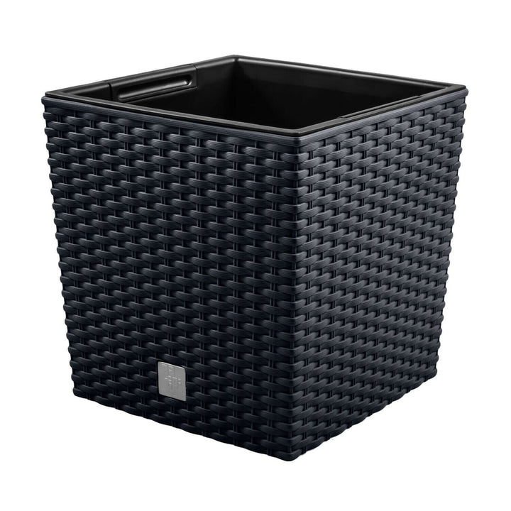 Blomsterpotte med indsats Rato Low DRTS200L-S433 - farve antracit