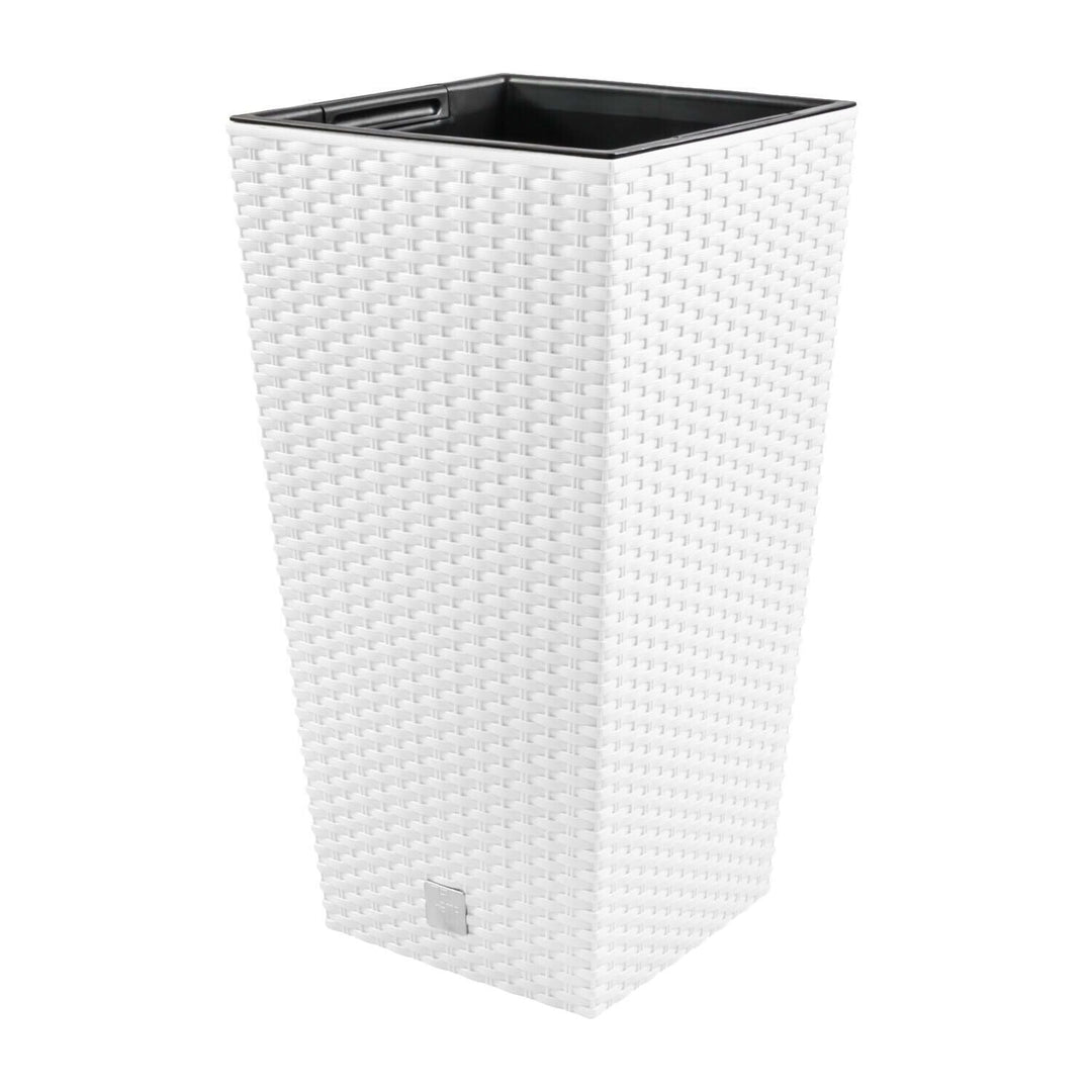 Blomsterpotte med indsats Rato Square DRTS265-S449 - farve hvid