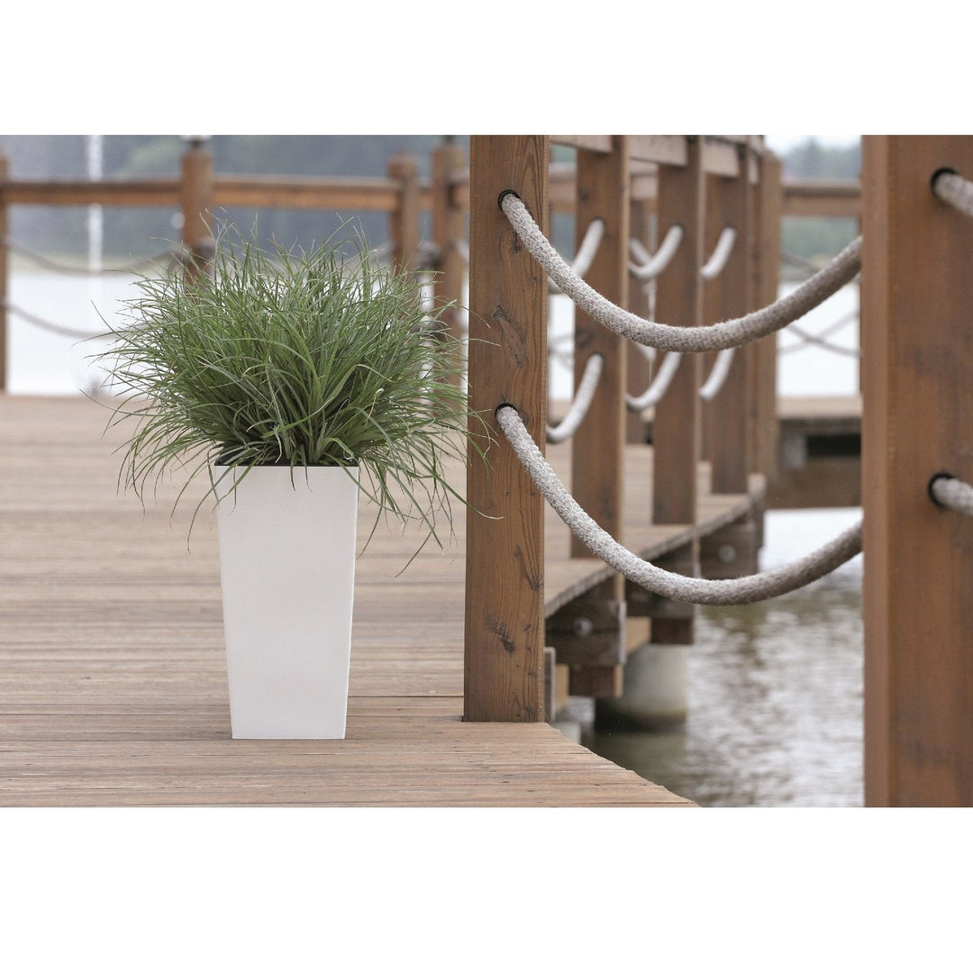 Urbi Square DURS200-S449 blomsterkrukke med indsats - hvid