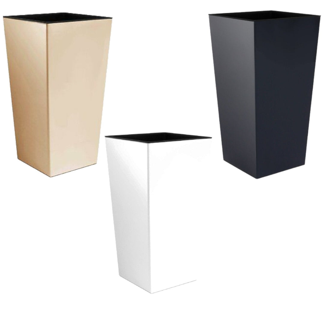Urbi Square DURS265-S449 blomsterkrukke med indsats - hvid