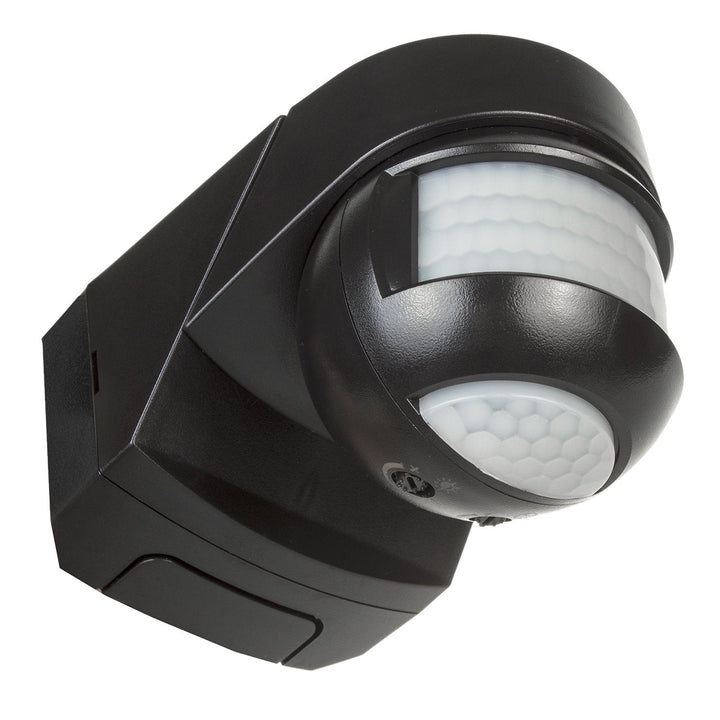 Vægmonteret bevægelsessensor 180° + 360° 2000W Maclean Energy MCE295 sort