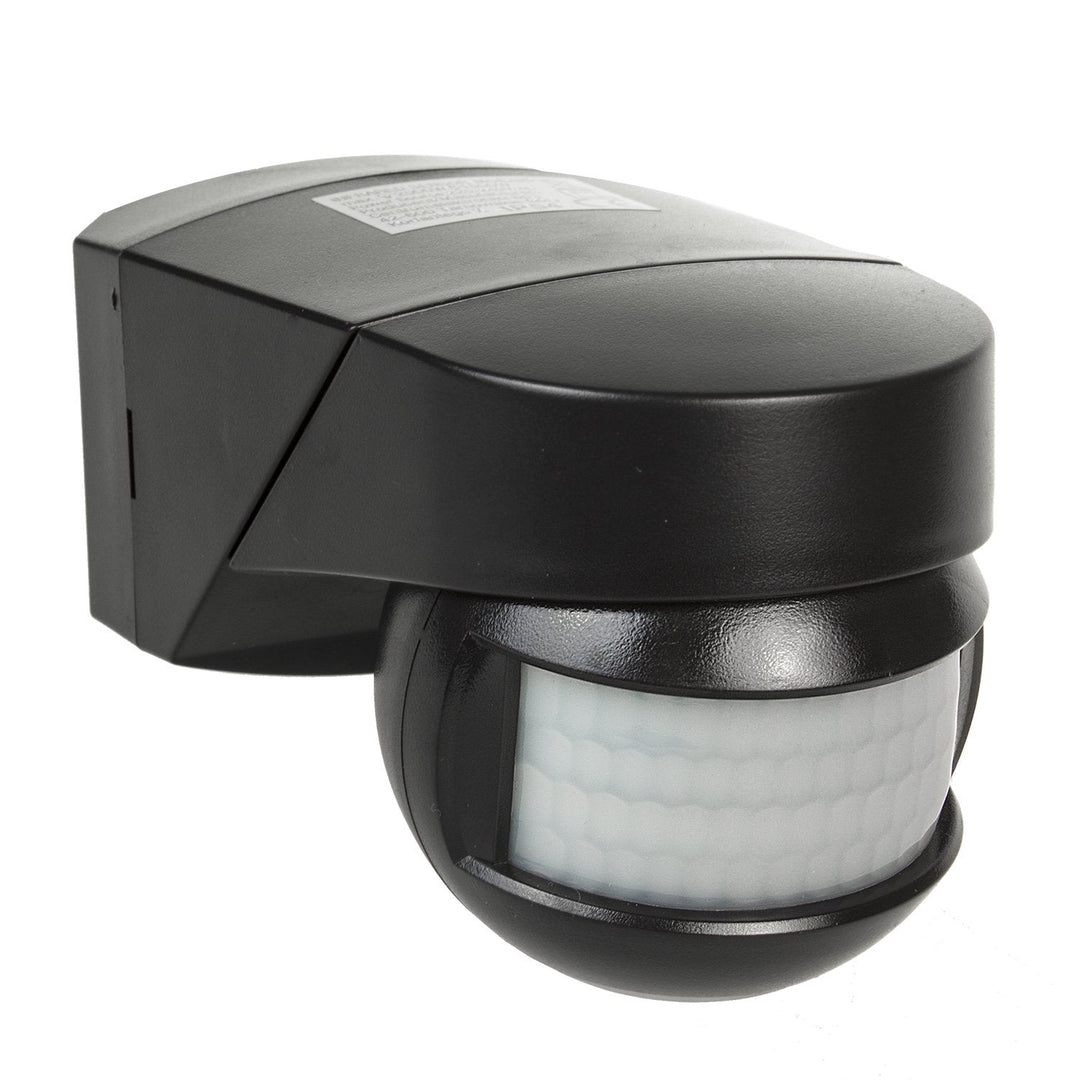 Vægmonteret bevægelsessensor 180° + 360° 2000W Maclean Energy MCE295 sort