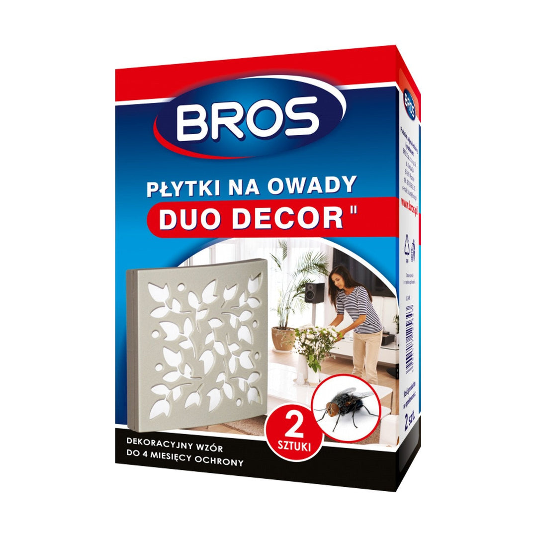 2 PCS Decorative Tiles Against Mosquito Fly Moth Ants Flying Insects up to 4 Months