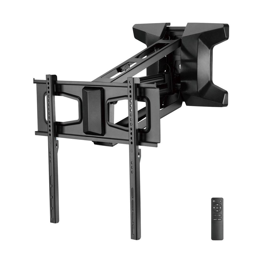 Maclean-holder, elektrisk tv over pejs, Max vesa 600x400, fjernbetjening, 37"-70", 35 kg, MC-891