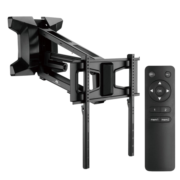 Maclean-holder, elektrisk tv over pejs, Max vesa 600x400, fjernbetjening, 37"-70", 35 kg, MC-891