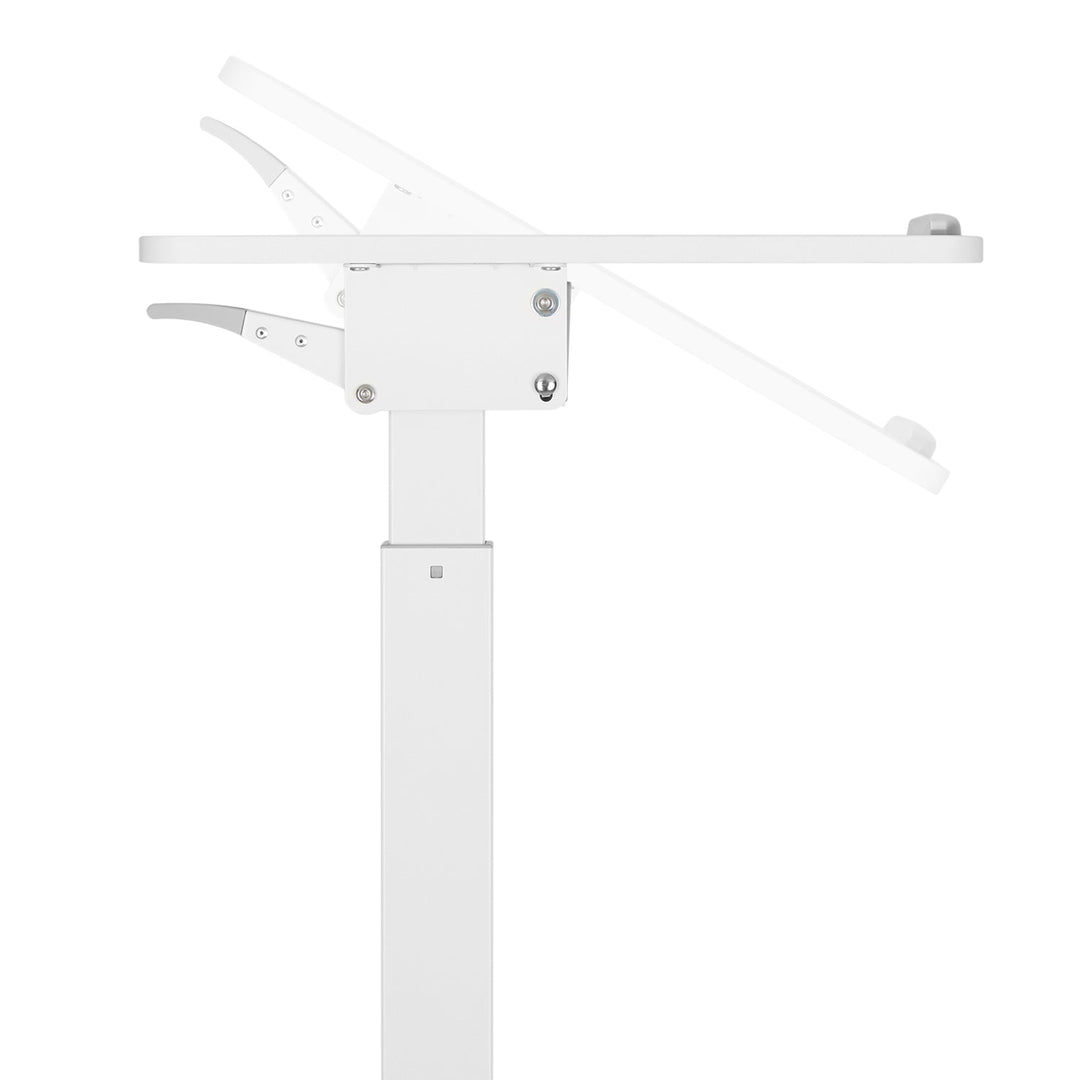 Maclean skrivebord, højdejustering, gasfjeder, til stående og siddende arbejde, maks. højde 113 cm, MC-892W