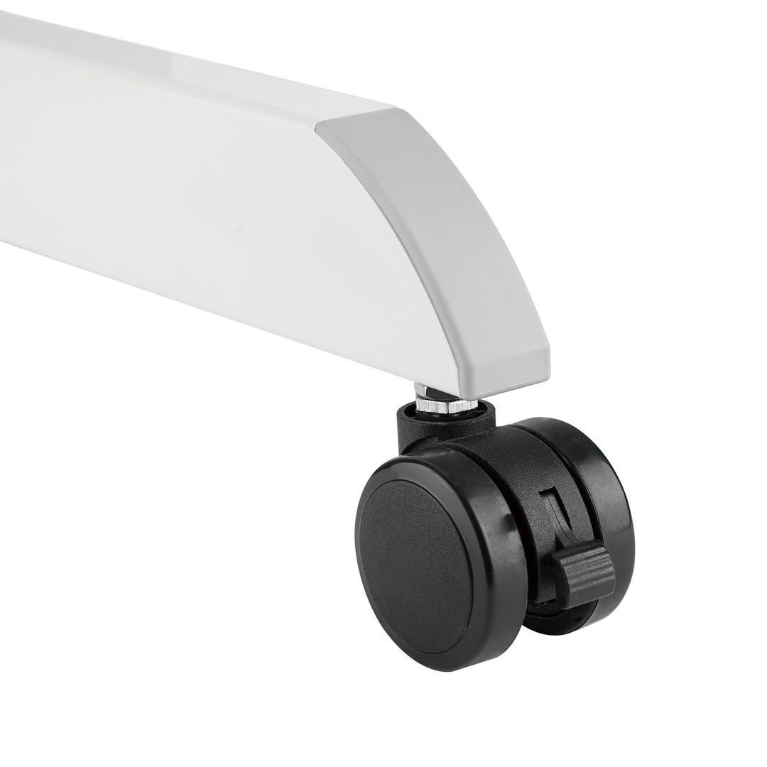 Maclean skrivebord, højdejustering, gasfjeder, til stående og siddende arbejde, maks. højde 113 cm, MC-892W