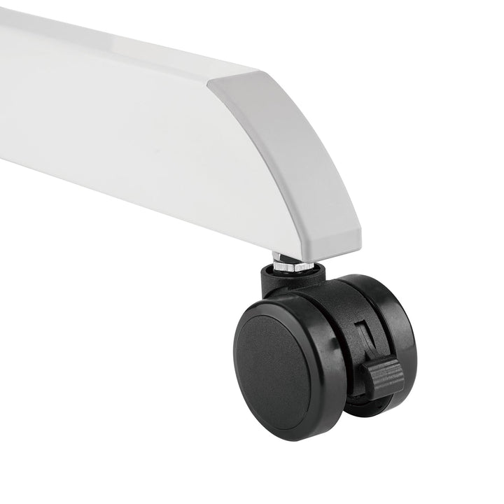 Maclean skrivebord, højdejustering, gasfjeder, til stående og siddende arbejde, maks. højde 113 cm, MC-892W