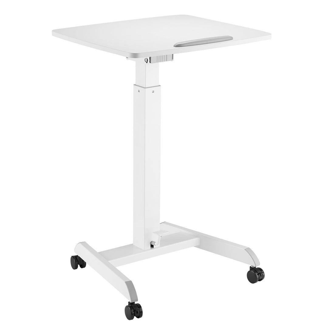 Maclean skrivebord, højdejustering, gasfjeder, til stående og siddende arbejde, maks. højde 113 cm, MC-892W