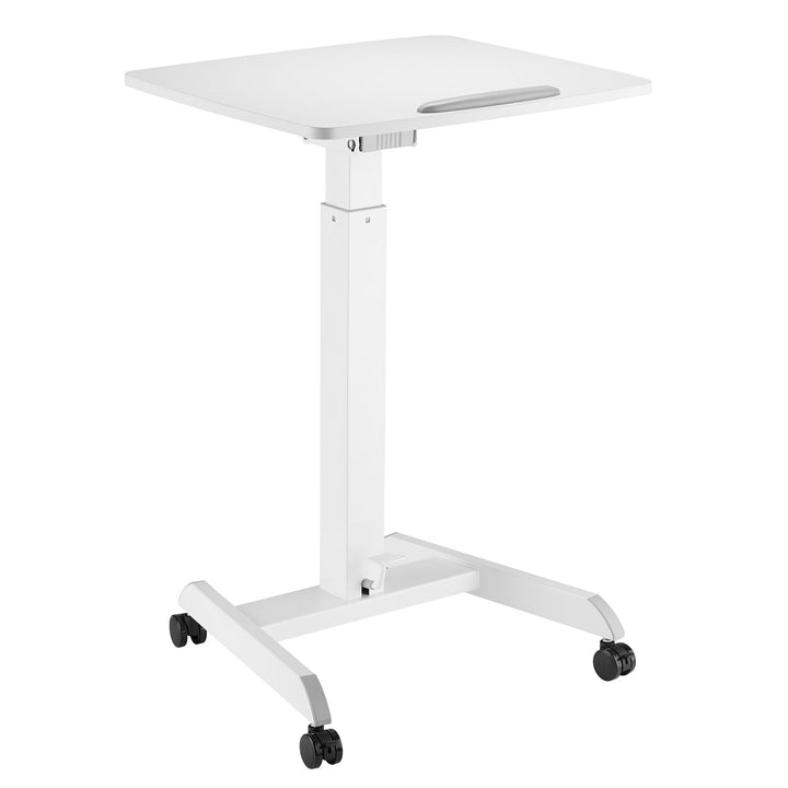 Maclean skrivebord, højdejustering, gasfjeder, til stående og siddende arbejde, maks. højde 113 cm, MC-892W