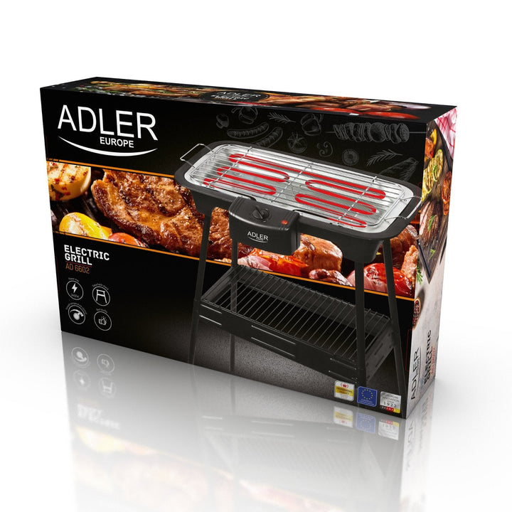 Elektrisk grill med haveholder Adler AD 6602