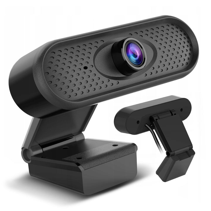 USB Nano RS RS680 HD 1080P (1920x1080) webcam med indbygget mikrofon, kabellængde 1,7 m, 30 fps