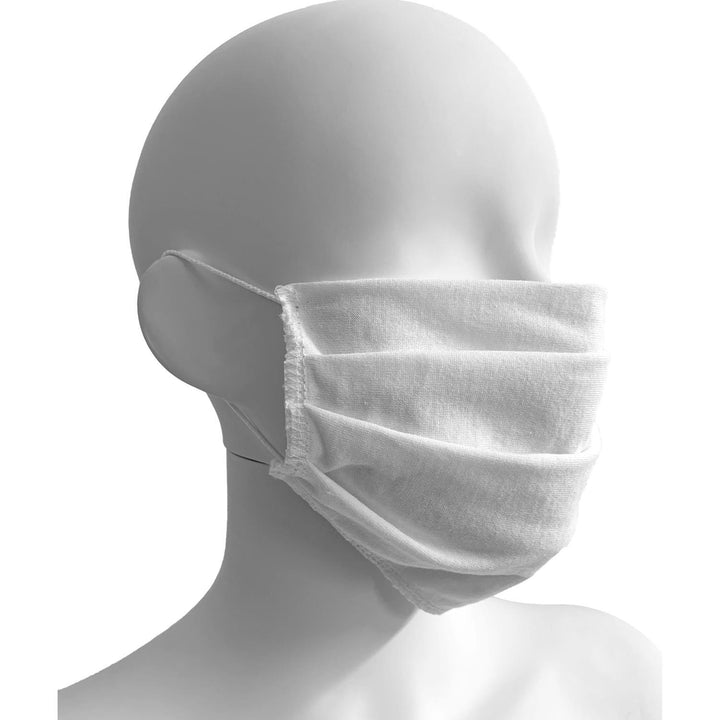 Genanvendelig maske belagt med sølvioner, hvid, OEKO-TEX 100.