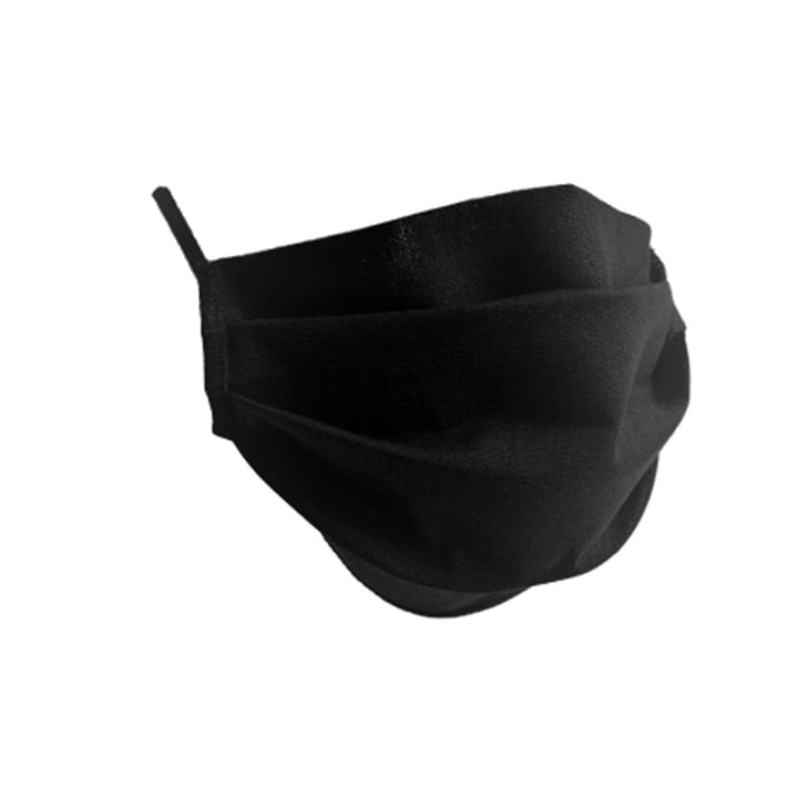 Maske bomuldsmaske til ansigtet, genanvendelig, sort
