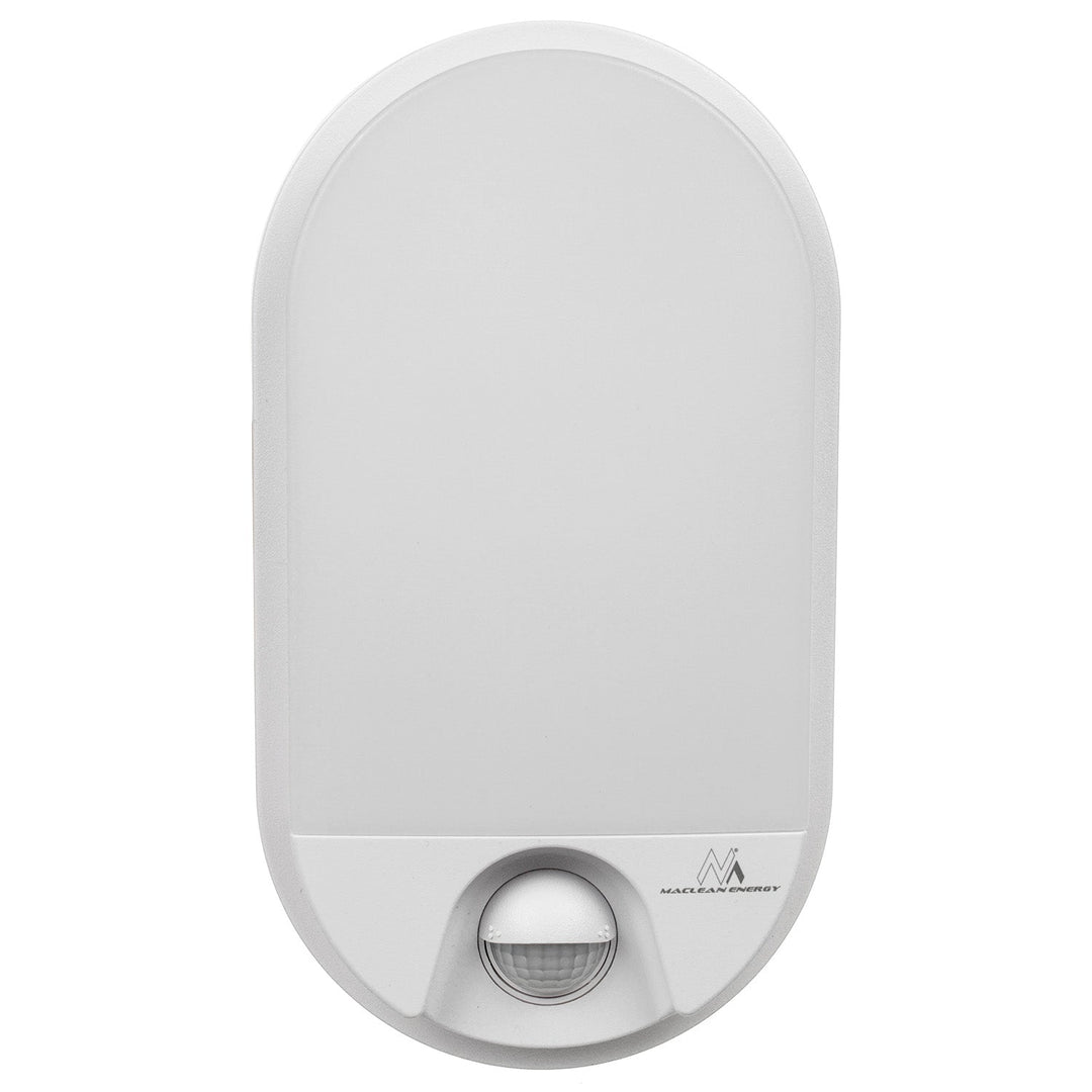 LED-lampe med infrarød bevægelsessensor MCE340 W 1100lm 15W IP54 Maclean Energy farve hvid, farvetemperatur naturlig hvid (4000K)