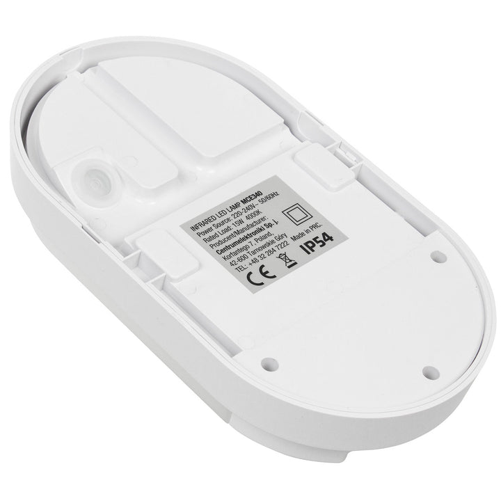 LED-lampe med infrarød bevægelsessensor MCE340 W 1100lm 15W IP54 Maclean Energy farve hvid, farvetemperatur naturlig hvid (4000K)