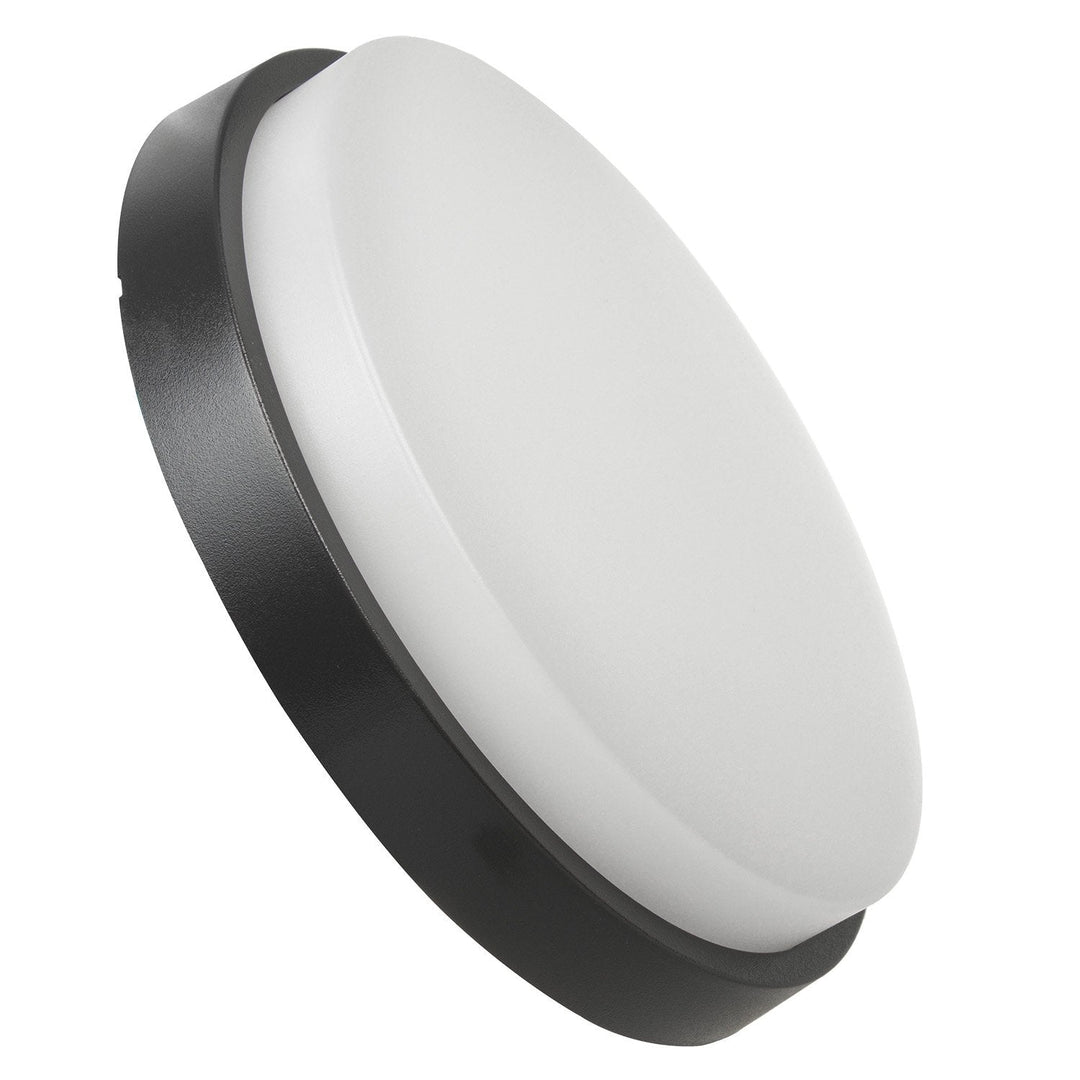 LED-væg- og loftslampe MCE342 GR 1100 lm 15 W IP54 Maclean Energy, farve: grå, farvetemperatur: naturlig hvid (4000 K)