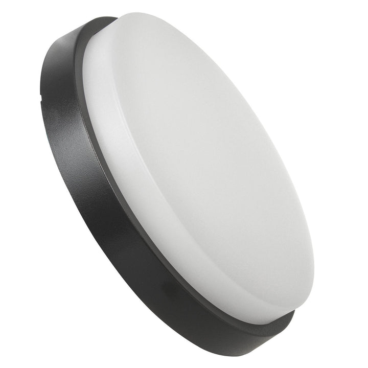 LED-væg- og loftslampe MCE342 GR 1100 lm 15 W IP54 Maclean Energy, farve: grå, farvetemperatur: naturlig hvid (4000 K)