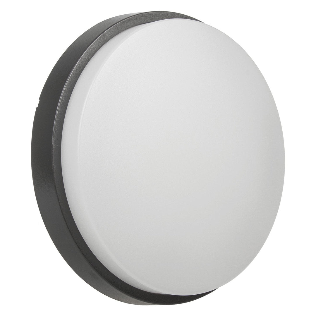 LED-væg- og loftslampe MCE342 GR 1100 lm 15 W IP54 Maclean Energy, farve: grå, farvetemperatur: naturlig hvid (4000 K)