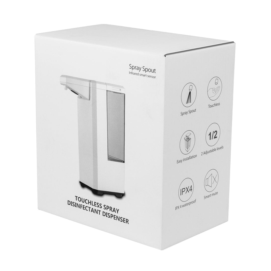 Automatisk dispenser til desinfektionsvæsker, 500 ml, til 4 AA-batterier, Promedix PR-470
