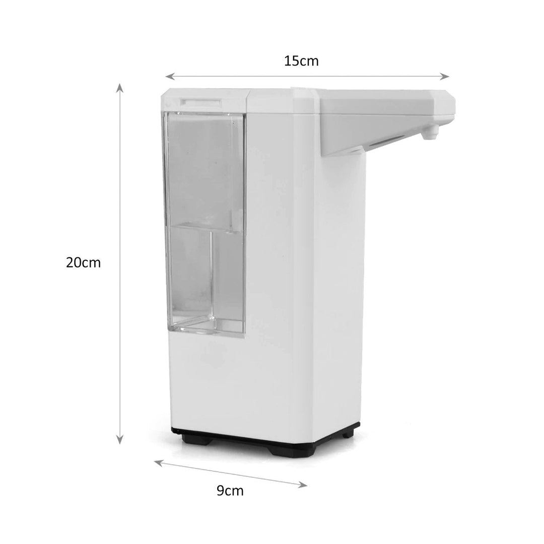 Automatisk dispenser til desinfektionsvæsker, 500 ml, til 4 AA-batterier, Promedix PR-470