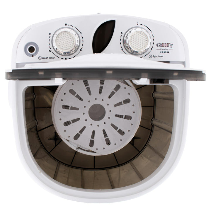 Camry CR 8054 rejsevaskemaskine med centrifugering, 3 kg kapacitet, 400 W