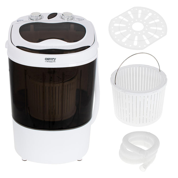 Camry CR 8054 rejsevaskemaskine med centrifugering, 3 kg kapacitet, 400 W