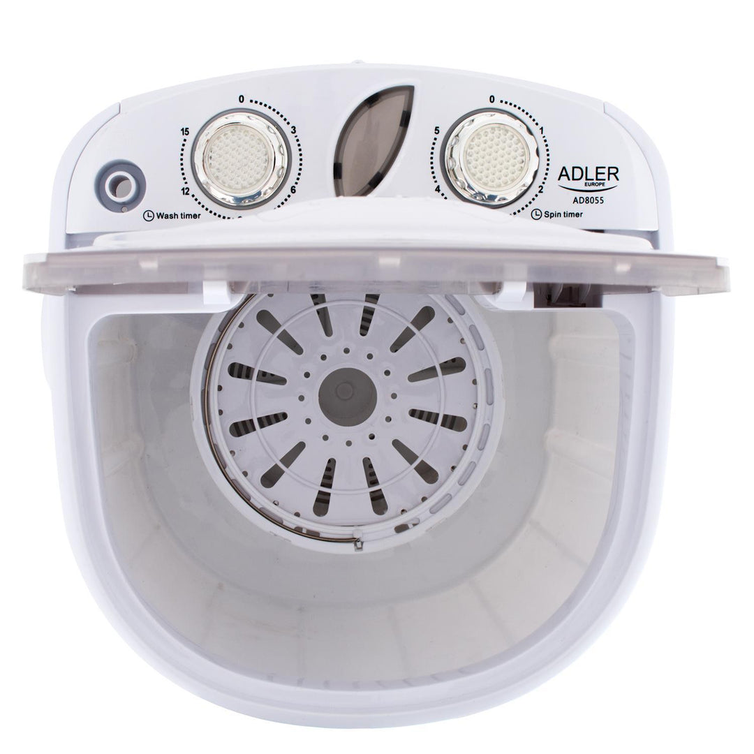 Adler AD 8055 150W 3kg 1kg turistvaskemaskine med centrifugering