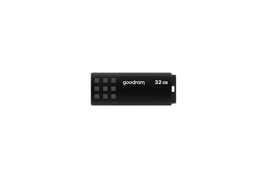 USB 3.0-pendrive 32 GB sort Goodram, læsehastighed op til 60 MB/s, skrivehastighed op til 20 MB/s