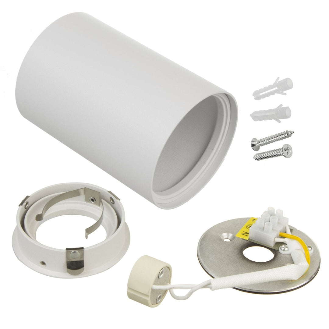 Spotlight GU10 MCE422 W, hvid, 80x115 mm, aluminium