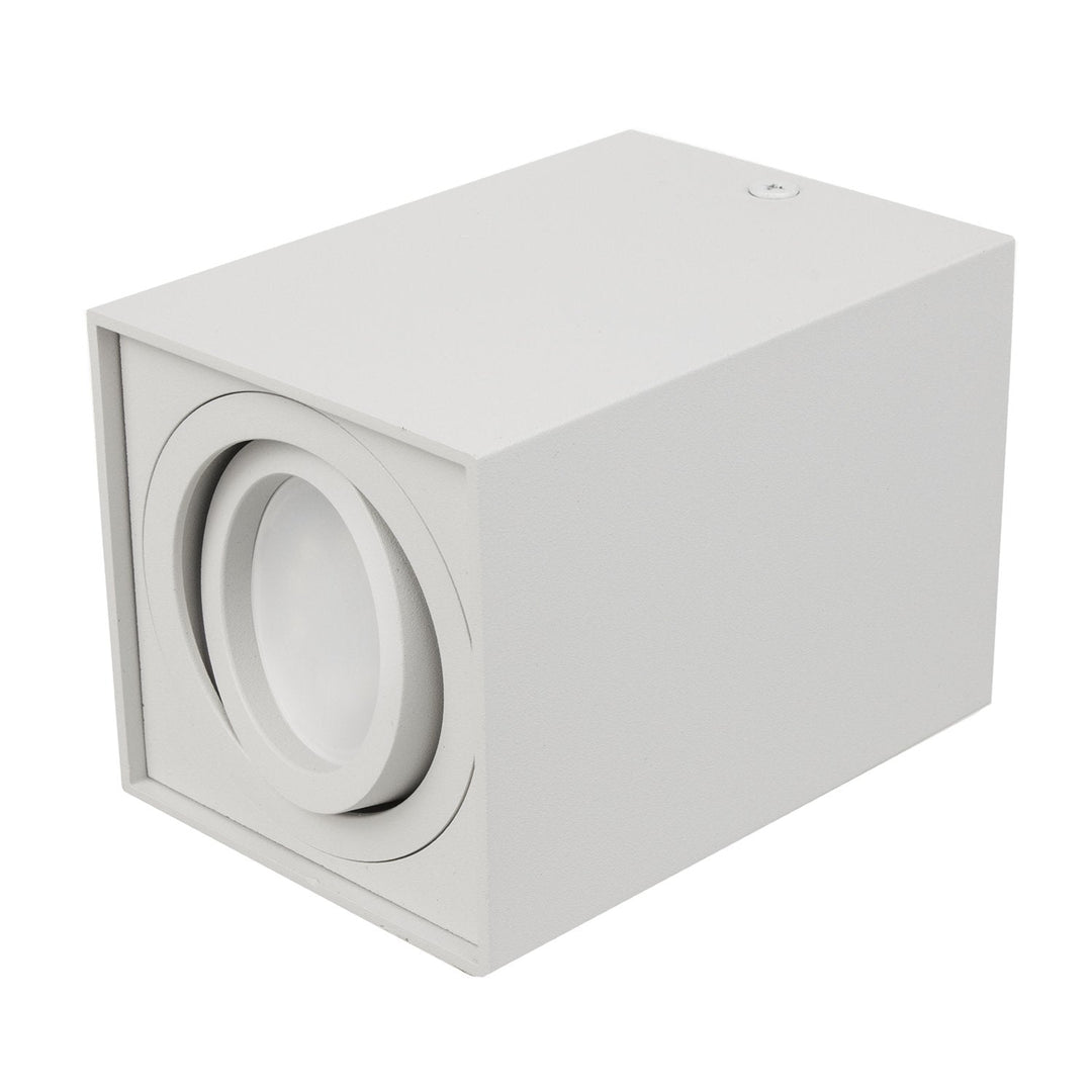 Spot-halogenarmatur GU10 MCE426 W, hvid, 80x80x115 mm, firkantet, aluminium