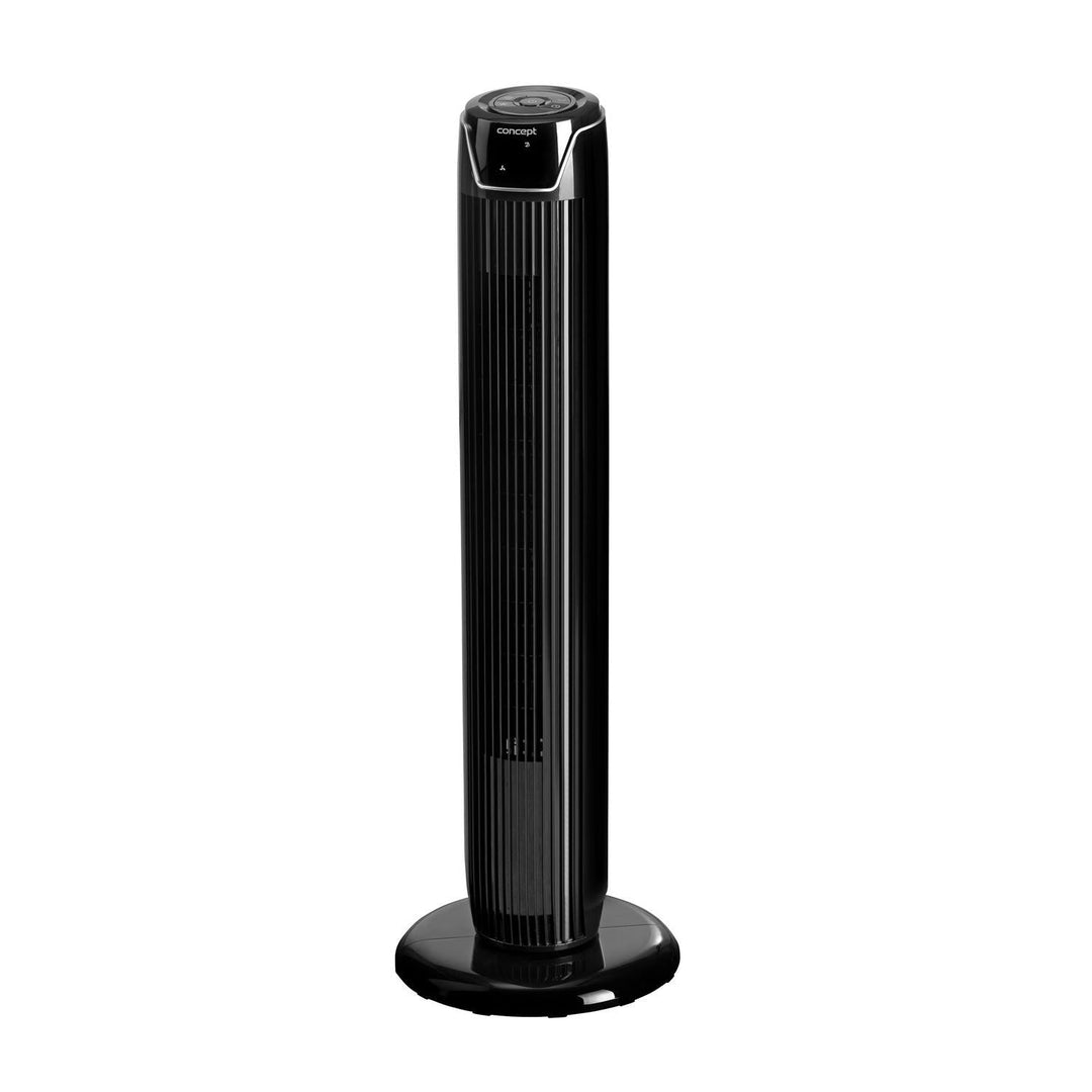Oscillating pedestal column fan with a remote control and 3 speeds
