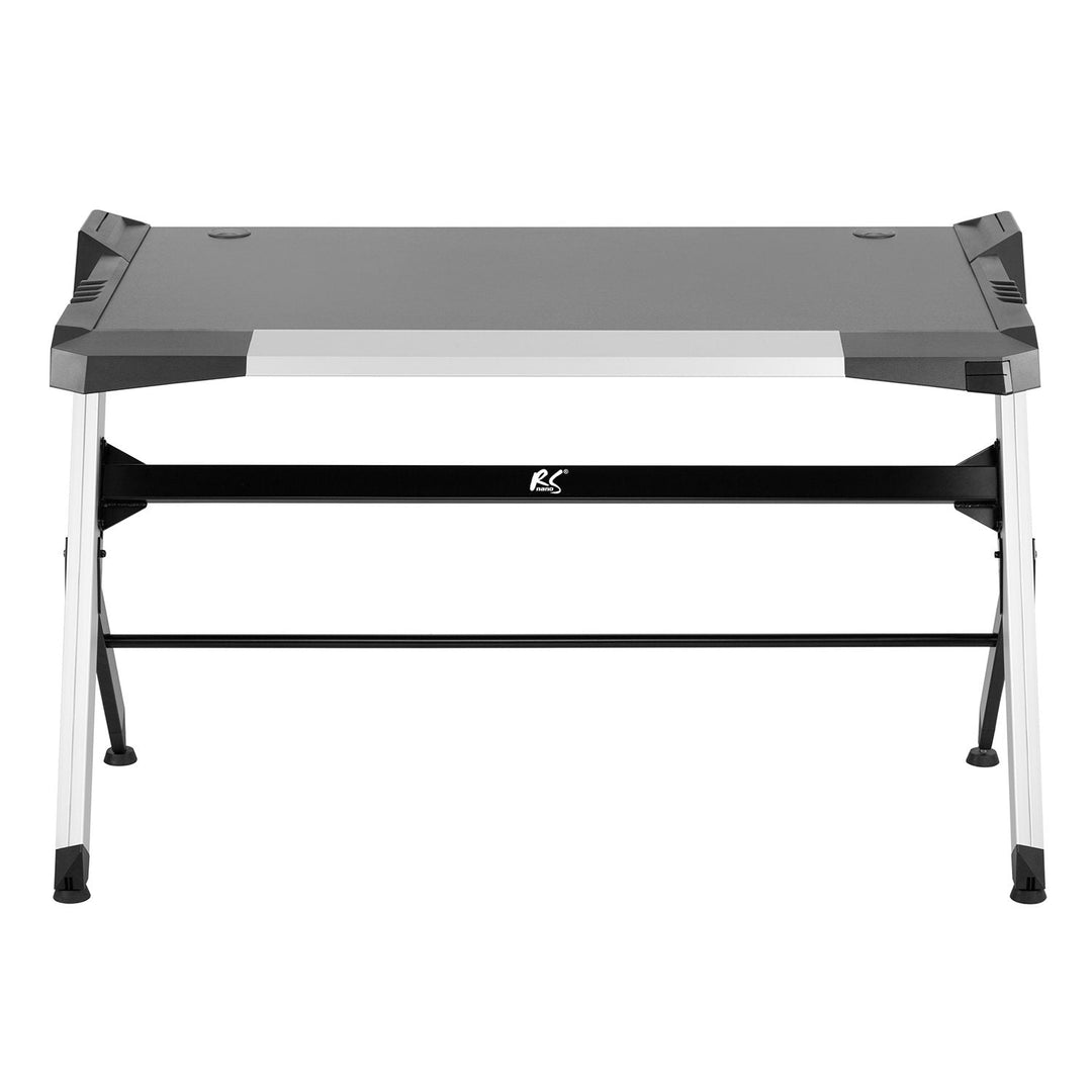 Stort sort gaming-skrivebord RGB Led NanoRS RS150 50 kg maks., højde 780 mm