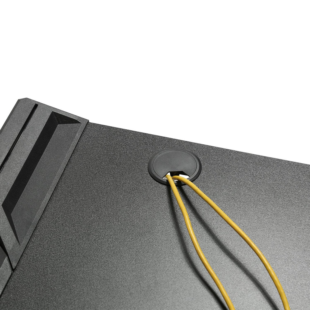 Stort sort gaming-skrivebord RGB Led NanoRS RS150 50 kg maks., højde 780 mm
