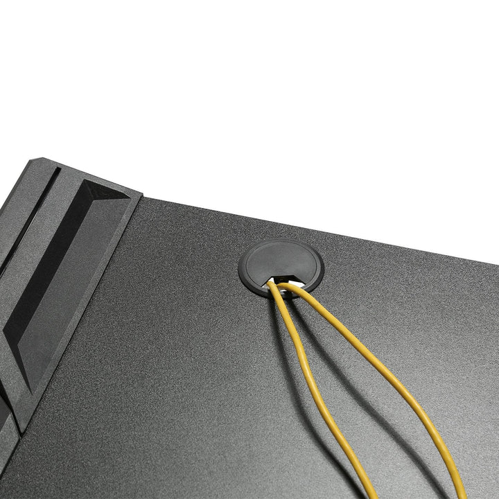 Stort sort gaming-skrivebord RGB Led NanoRS RS150 50 kg maks., højde 780 mm