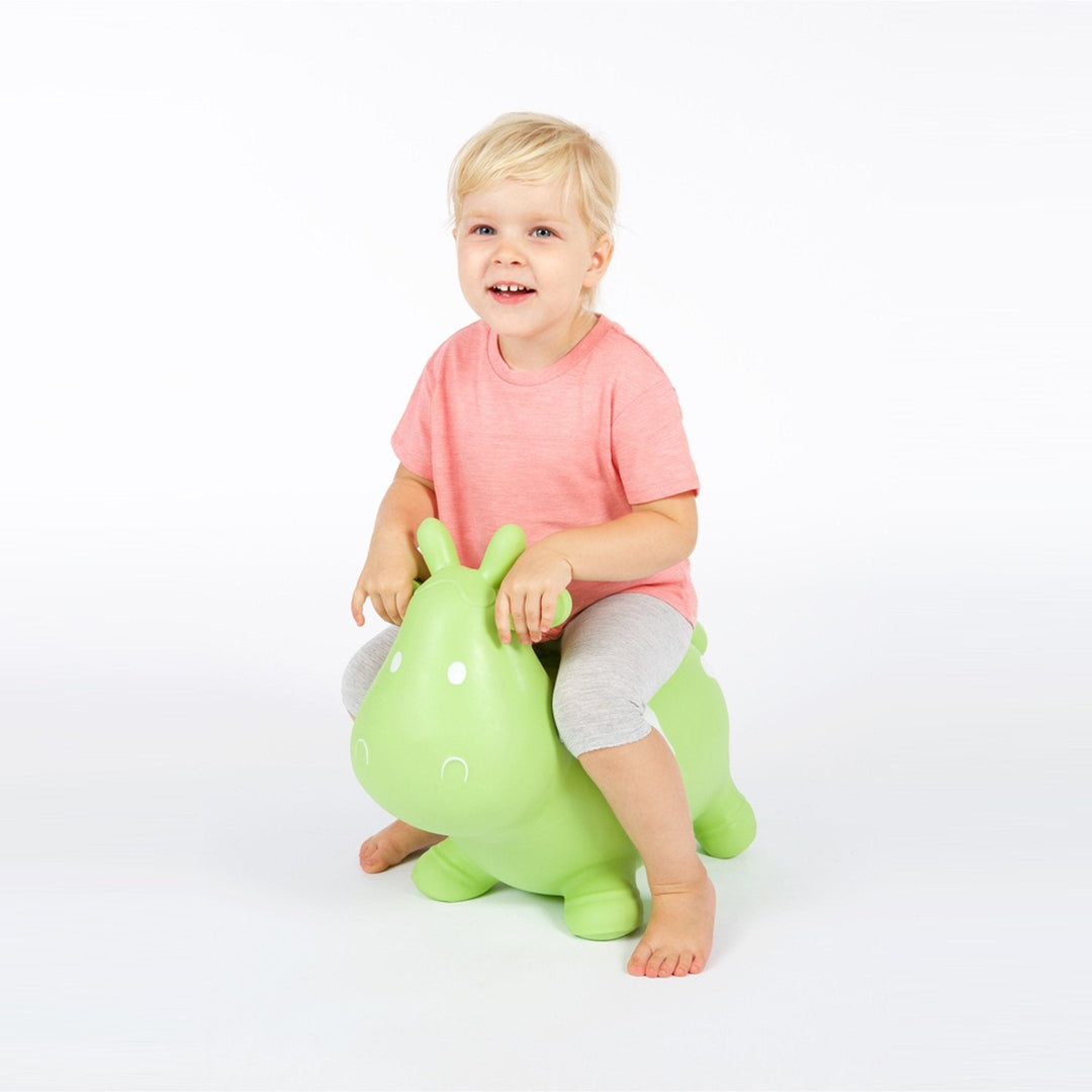 Hoppimals gummihopper, grøn karamel – enorm og unik hoppefornøjelse