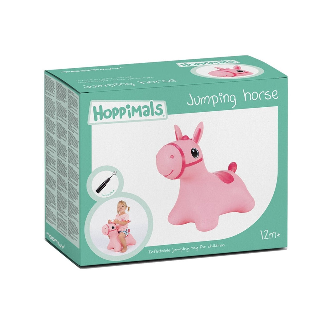 Hoppimals gummihopper, lyserød hest – enorm og unik hoppefornøjelse