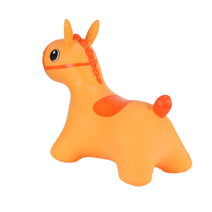Hoppimals gummihopper, orange hest – enorm og unik hoppefornøjelse