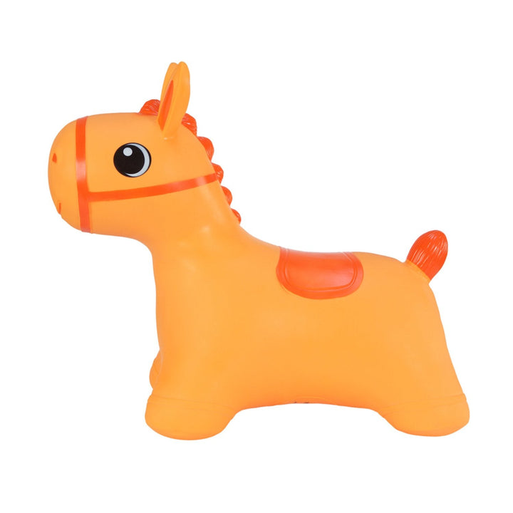 Hoppimals gummihopper, orange hest – enorm og unik hoppefornøjelse
