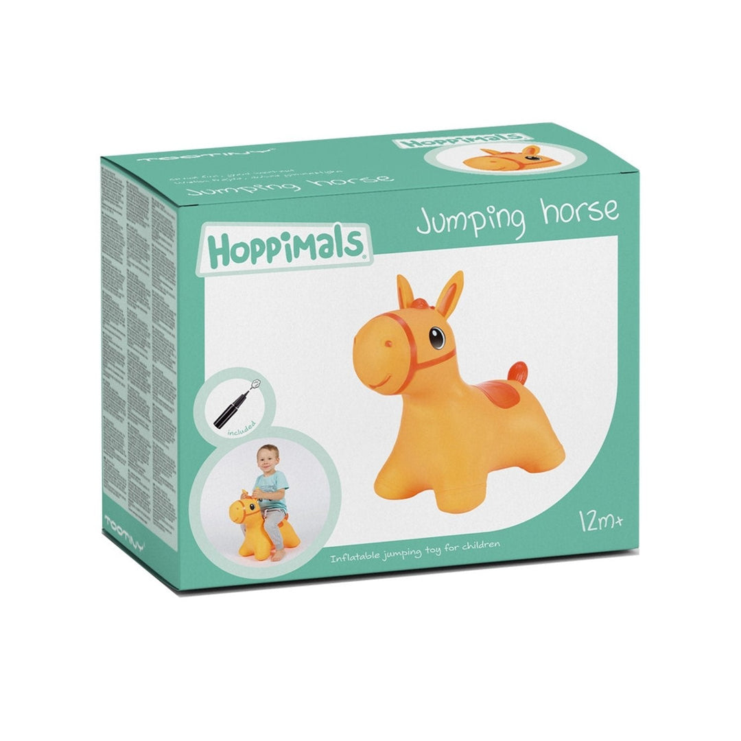 Hoppimals gummihopper, orange hest – enorm og unik hoppefornøjelse