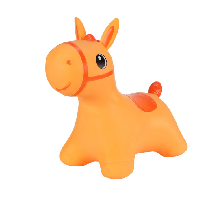 Hoppimals gummihopper, orange hest – enorm og unik hoppefornøjelse