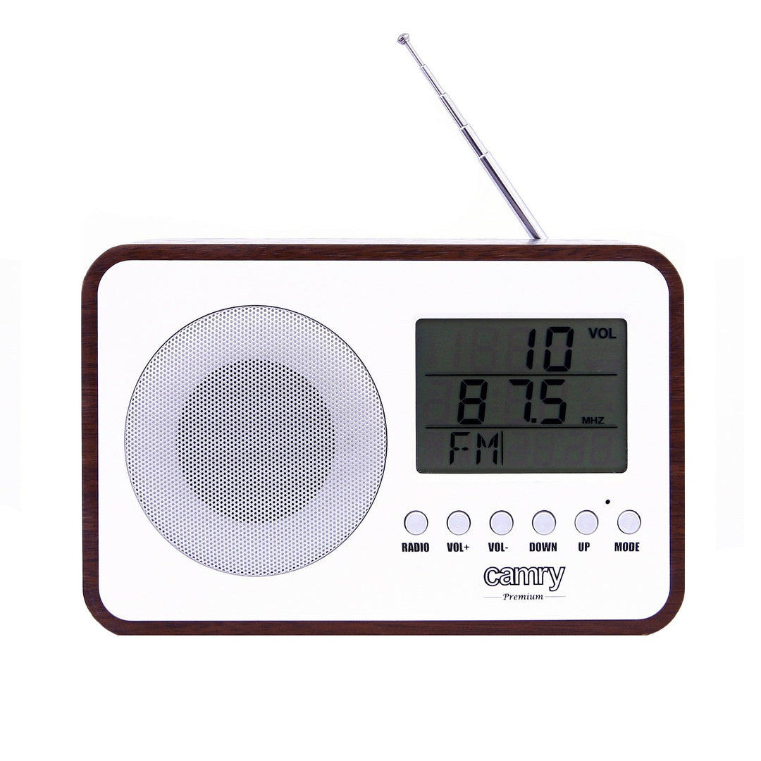 Camry digital radio, retro, LCD-display, vækkeur, CR 1153