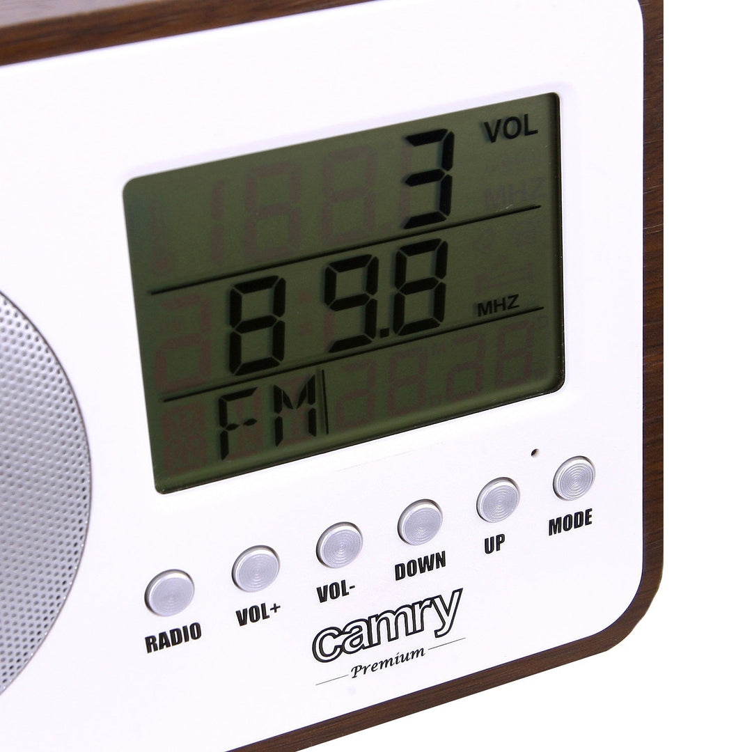 Camry digital radio, retro, LCD-display, vækkeur, CR 1153